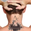 tatouage ephemere nuque triangle photo Tatouage éphémère nuque triangle