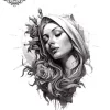 tatouage ephemere nuque vierge Tatouage éphémère nuque vierge