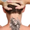 tatouage ephemere nuque vierge photo Tatouage éphémère nuque vierge