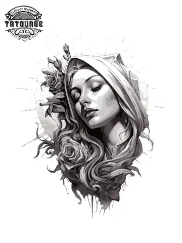 tatouage ephemere nuque vierge Tatouage éphémère nuque vierge