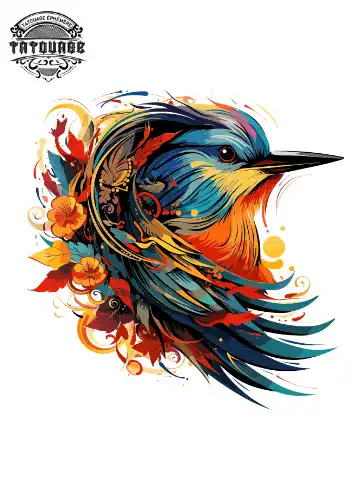 tatouage ephemere oiseau epaule homme Tatouage éphémère oiseau épaule homme