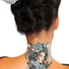 tatouage ephemere ornemental nuque photo Tatouage éphémère ornemental nuque
