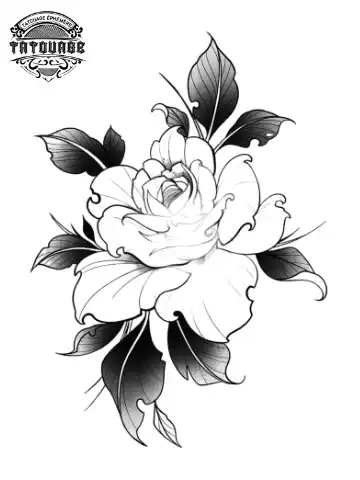 tatouage ephemere petite rose hanche Tatouage éphémère hanche rose