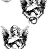 tatouage ephemere poignet ange Tatouage éphémère poignet ange