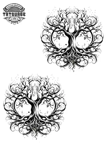 tatouage ephemere poignet arbre de vie Tatouage éphémère poignet arbre de vie