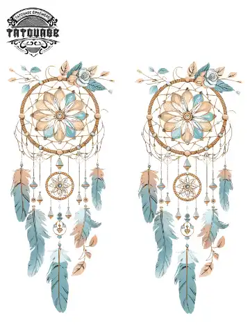 tatouage ephemere poignet attrape reve Tatouage éphémère poignet attrape rêve