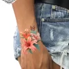 tatouage ephemere poignet bracelet fleur photo Tatouage éphémère poignet bracelet fleur