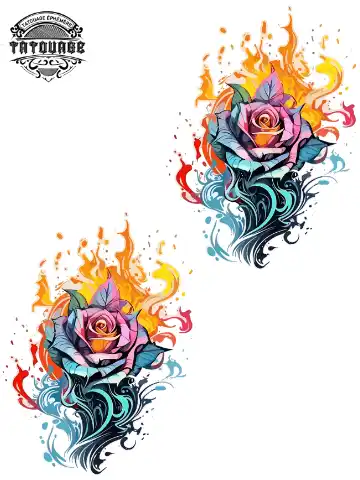 tatouage ephemere poignet couleur Tatouage éphémère poignet couleur