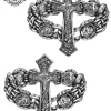 Tatouage éphémère poignet croix