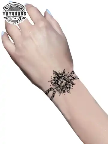 Tatouage éphémère poignet étoile