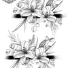 tatouage ephemere poignet femme fleur Tatouage éphémère poignet femme fleur