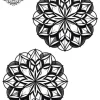 Tatouage éphémère poignet femme mandala