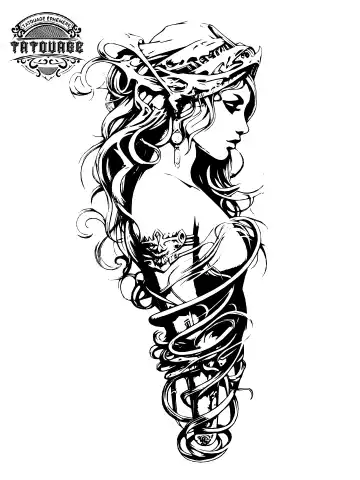 Tatouage éphémère poignet femme