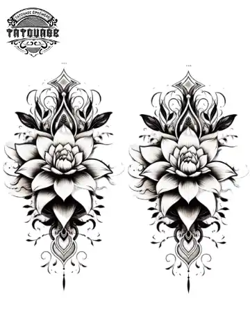 tatouage ephemere poignet fleur Tatouage éphémère poignet fleur