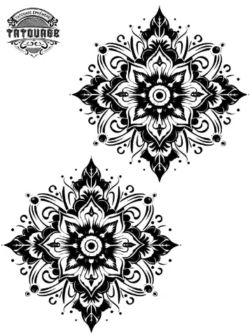 tatouage ephemere poignet mandala femme Tatouage éphémère poignet mandala femme