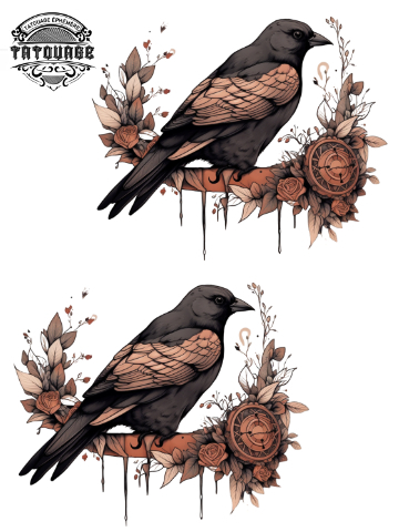 tatouage ephemere poignet oiseau Tatouage éphémère poignet oiseau