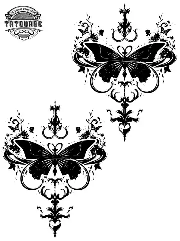 tatouage ephemere poignet papillon Tatouage éphémère poignet papillon