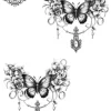 tatouage ephemere poignet papillon femme Tatouage éphémère papillon femme