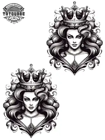 tatouage ephemere poignet queen Tatouage éphémère poignet queen