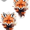 tatouage ephemere poignet renard Tatouage éphémère poignet renard