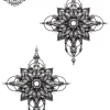 tatouage ephemere poignet rosace Tatouage éphémère poignet rosace