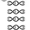 tatouage ephemere poignet signe infini Tatouage éphémère poignet signe infini