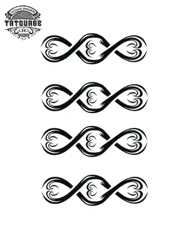 tatouage ephemere poignet signe infini Tatouage éphémère poignet signe infini