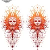 tatouage ephemere poignet soleil Tatouage éphémère poignet soleil
