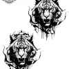 tatouage ephemere poignet tigre Tatouage éphémère poignet tigre