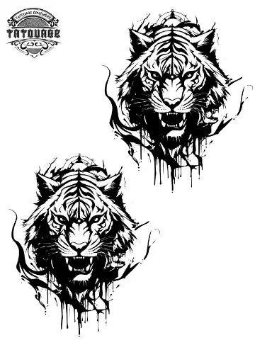tatouage ephemere poignet tigre Tatouage éphémère poignet tigre