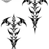 Tatouage éphémère poignet tribal