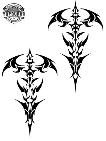 Tatouage éphémère poignet tribal