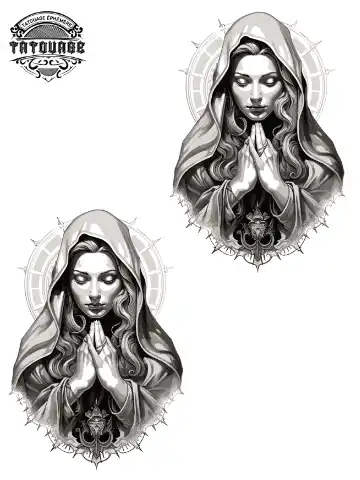tatouage ephemere poignet vierge Tatouage éphémère poignet vierge