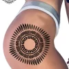 tatouage ephemere soleil hanche photo Tatouage éphémère soleil hanche