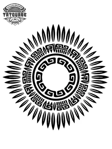 tatouage ephemere soleil hanche Tatouage éphémère soleil hanche