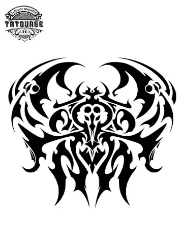 tatouage ephemere tribal nuque Tatouage éphémère tribal nuque