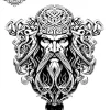 tatouage ephemere viking nuque Tatouage éphémère viking nuque