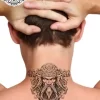 tatouage ephemere viking nuque photo Tatouage éphémère viking nuque