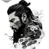 tatouage ephemere yakuza epaule Tatouage éphémère yakuza épaule