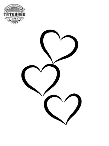 petit tatouage ephemere 3 petit coeur gros plan petit tatouage éphémère 3 petit coeur