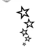 petit tatouage ephemere au cou gros plan petit tatouage éphémère au cou