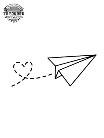 petit tatouage ephemere avion gros plan petit tatouage éphémère avion