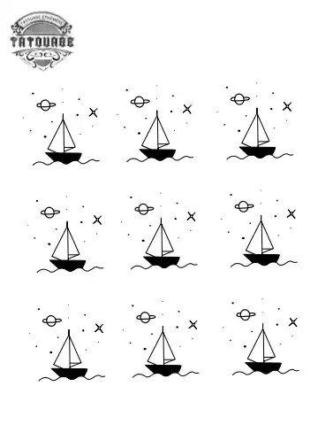 petit tatouage ephemere bateau petit tatouage éphémère bateau