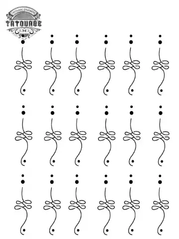 petit tatouage éphémère cheville