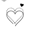 petit tatouage ephemere coeur gros plan petit tatouage éphémère coeur
