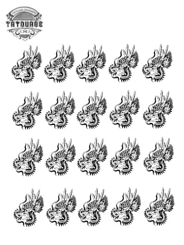 petit tatouage ephemere dragon petit tatouage éphémère dragon