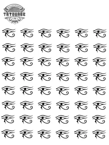 petit tatouage ephemere egyptien petit tatouage éphémère égyptien