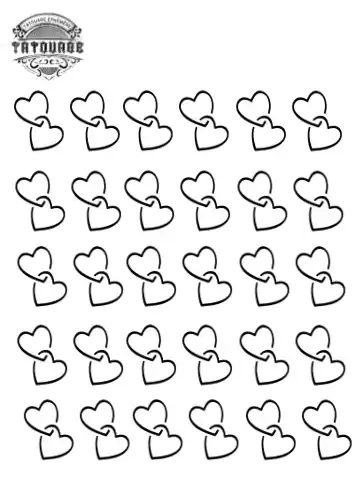 petit tatouage éphémère en commun