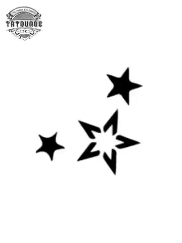 petit tatouage ephemere etoile gros plan petit tatouage éphémère étoile