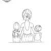 petit tatouage ephemere famille gros plan petit tatouage éphémère famille
